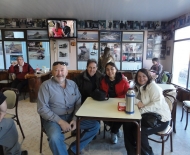 Café na Panaderia La Union, com Oscar e Sonia - Touloin