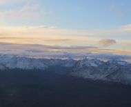 Vista aérea de Ushuaia. Belíssima.