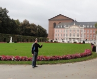 Vista do jardim do Kurfürstliches Palais.