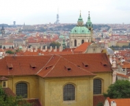 Vista do alto do Castelo de Praga e complexo.