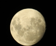 Lua vista a partir de Fin del Mundo