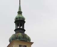 Torre da Igreja Jesuíta Santo Salvador, no Klementinum