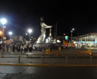 Manifestação em Caleta Oliva contra as mudanças da justiça proposta pelo governo...
