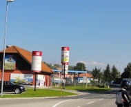 Chegando a Rigonce, na fronteira com a Eslovênia.