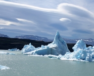 Muitos, muitos ... icebergs no Lago Argentino.