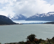 Primeiro visual do Glaciar Perito Morento